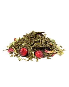 Чай зелёный ароматизированный Брусника 500 гр Gutenberg