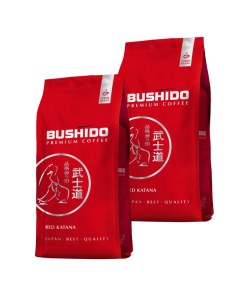 Кофе в зернах Red Katana 2 шт по 1 кг Bushido