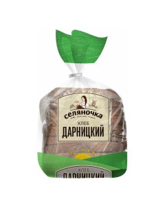 Хлеб Дарницкий ржано пшеничный половинка нарезка 320 г Селяночка
