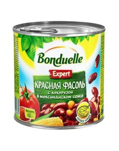 Фасоль по мексикански консервированная 430 г Bonduelle