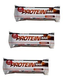 Протеиновый батончик Protein bar без сахара Карамель 3х50г Ironman