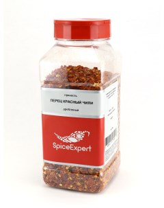 Перец красный дробленый Чили 300гр 1000мл банка SpicExpert Spiceexpert