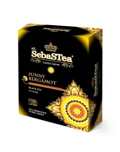 Чай чёрный Sunny Bergamot байховый мелколистовой с ароматом бергамота 100 п Sebastea