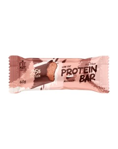 Протеиновый батончик Protein Bar Моккачино коробка 20 штук по 60 гр Fit kit