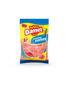 Мармелад жевательный Сердца розовые с начинкой Halal 1 кг Damel