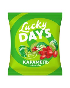 Карамель леденцовая с фруктово ягодным вкусом 250 г Lucky days