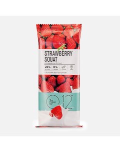 Вафли протеиновые O12 Strawberry Squat протеин 23 клубника и йогурт без сахара 50 г О12