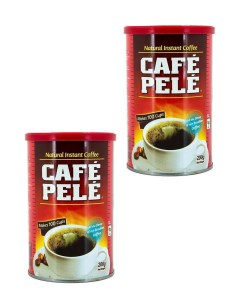 Кофе натуральный растворимый 2 шт по 200 г Cafe pele