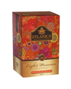 Чай черный листовой ceylon premium collection OPА 200 г Zylanica