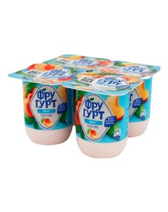 Йогуртный продукт персик 2 5 БЗМЖ 115 г Фругурт