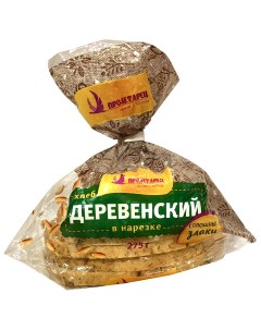 Хлеб серый Деревенский 275 г Пролетарец хк