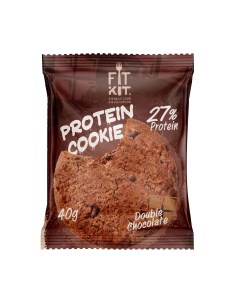 Протеиновое печенье Protein Cookie Двойной шоколад 40 г Fit kit