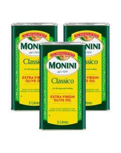 Масло оливковое Экстра Вирджин Классико жесть 3 л 3 шт Monini