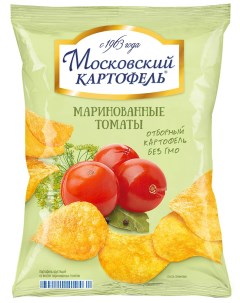 Чипсы картофельные маринованные томаты 60 г Московский картофель