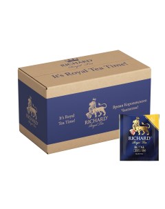 Чай Royal Ceylon черный листовой 200 пакетиков по 2 гр Richard