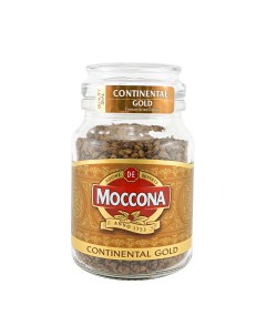 Кофе Continental Gold растворимый стеклянная банка 95 г Moccona