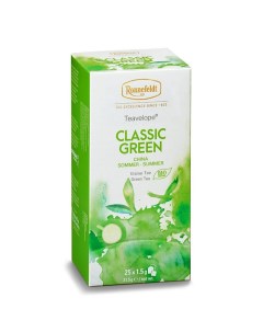 Чай зеленый Teavelope Classic Green 2 пачки по 25 пакетиков Ronnefeldt