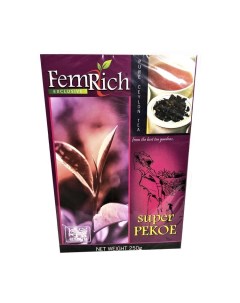 Чай Super Pekoe черный 250 грамм Femrich