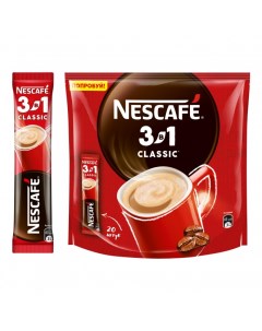 Кофейный напиток 3 в 1 Классический растворимый 18 г х 20 шт Nescafe
