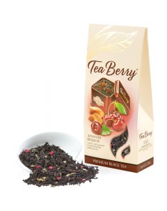 Чай черный Tea Berry Зимняя вишня листовой с добавками 100 г Teaberry