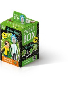 Карамель Rick and Morty 10 г с игрушкой Sweet box