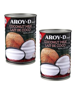 Молоко кокосовое 60 18 5 2 шт по 400 мл Aroy-d