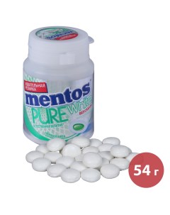 Жевательная резинка Pure White Нежная мята 6 шт по 54 г Mentos