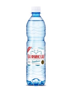 Вода минеральная газированная лечебно столовая 0 5 л Карачинская
