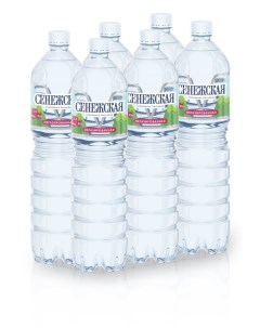 Вода негазированная пластик 1 5 л х 6 шт Сенежская