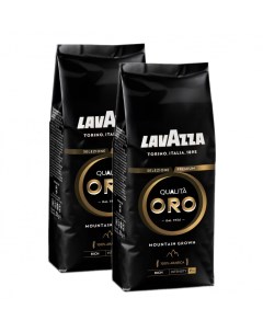 Кофе в зернах Qualita Oro Mountain Grown 100 Арабика 250 г х 2 шт Lavazza