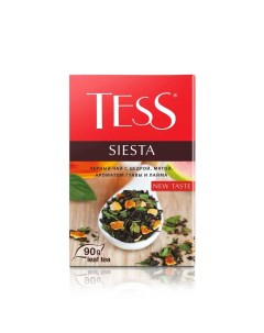 Чай чёрный Siesta листовой 90 г Tess