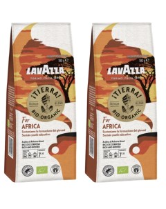 Кофе молотый Tierra Bio Organic for Africa 2 шт по 180 г Lavazza