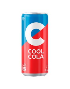 Газированный напиток Cool Cola сильногазированный 0 33 л Coolcola