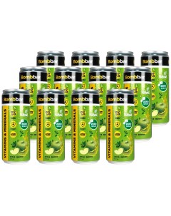 Лимонад витаминизированный Vitamins Minerals Яблоко 12 шт по 330 мл Bombbar