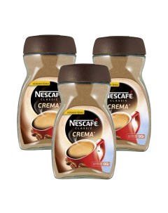 Кофе Нескафе Классик Крема стекло 95г 3 упаковки Nescafe