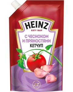 Кетчуп с чесноком и пряностями 320г Heinz