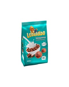 Готовый завтрак Шоколадные шарики 400 г Leonardo