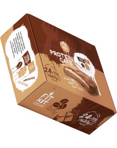 Печенье Protein Cake 24 70 г 24 шт шоколад кофе Fit kit