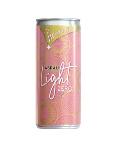 Напиток Abrau Light Zero Rose безалкогольный сильногазированный 250 мл Абрау-дюрсо
