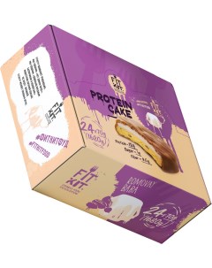 Печенье Protein Cake 24 70 г 24 шт ромовая баба Fit kit