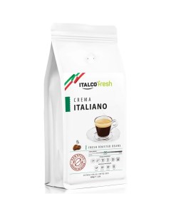 Кофе натуральный Crema Italiano зерновой жареный 1 кг Italco