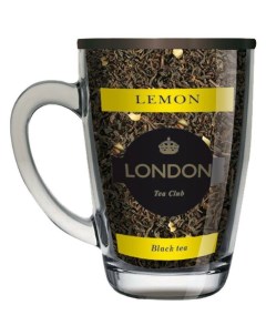 Чай подарочный Лимон листовой черный 70 г 871601 London tea club
