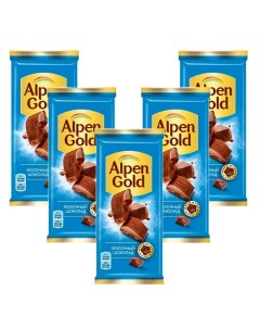 Шоколад молочный 85 г х 5 шт Alpen gold