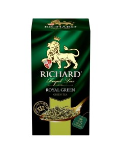 Чай зеленый royal green 25 пакетиков Richard