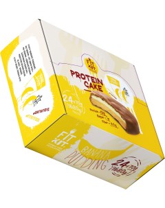 Печенье Protein Cake 24 70 г 24 шт банановый пудинг Fit kit