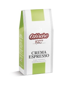 Кофе молотый Crema Espresso 250 г Carraro