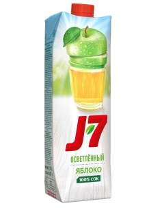 Сок яблоко зеленое 0 97л J7