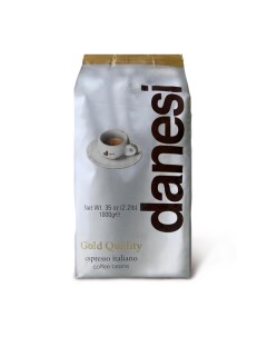 Кофе в зернах gold 1000 г Danesi