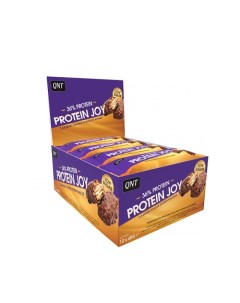 Протеиновые батончики Protein Joy карамельное печенье 12 шт по 60 г Qnt