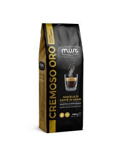 Кофе в зернах Cremoso Oro 1 кг Must